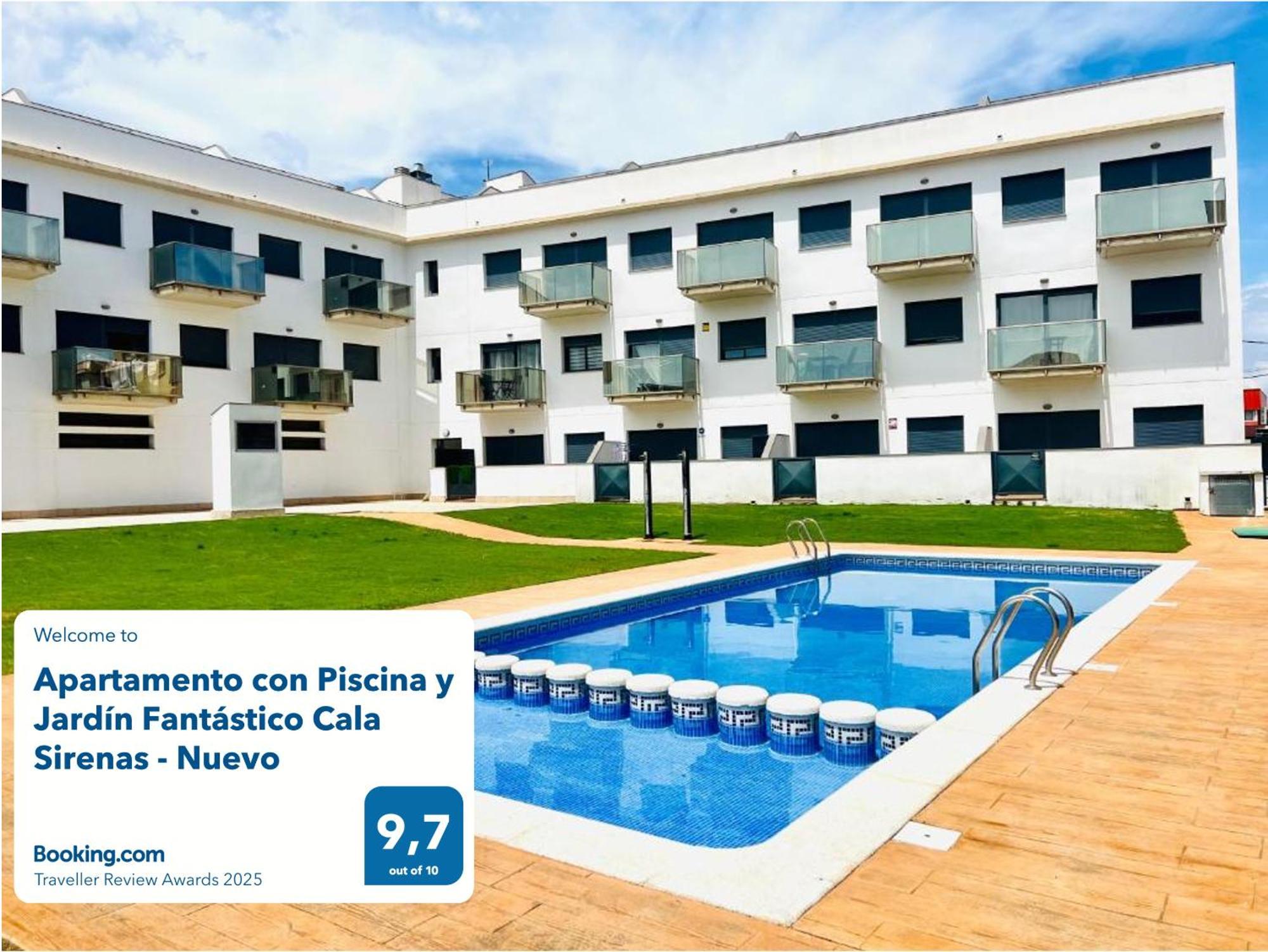 Apartamento Con Piscina Y Jardin Fantastico Cala Sirenas - Nuevo Miami Playa Eksteriør bilde